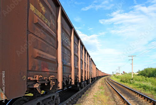 Fotoroleta peron droga transport obraz lato