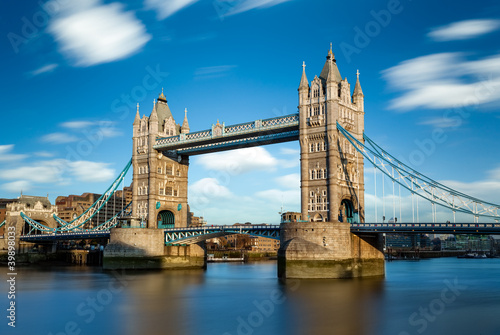 Plakat Tower Bridge w Londynie