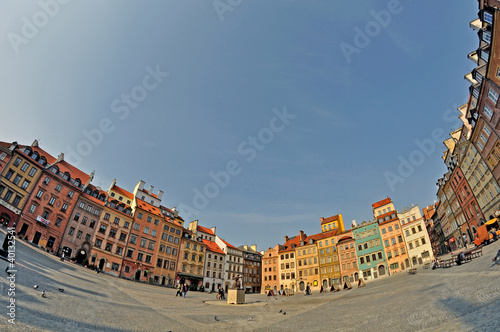 Plakat miejski miasto pejzaż