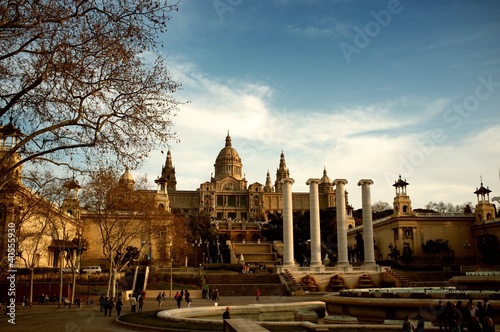 Plakat europa sztuka katedra hiszpania