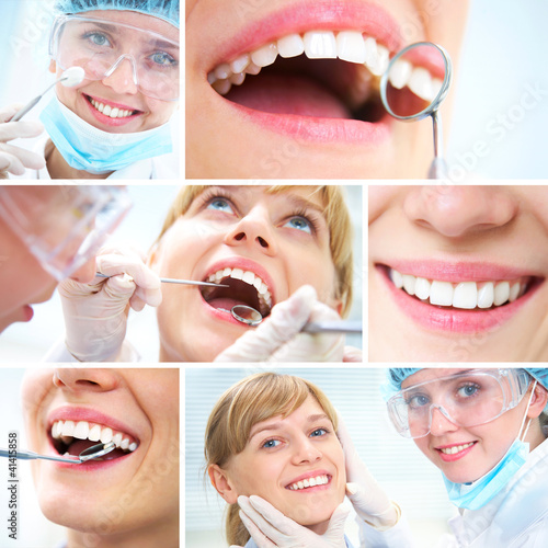 Plakat Zdrowe zęby i dentysta