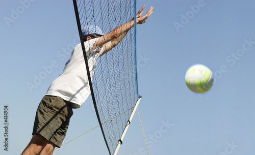 Obraz na płótnie niebo sport mężczyzna piłka
