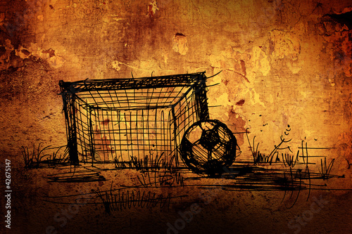 Plakat obraz piłka nożna sport piłka