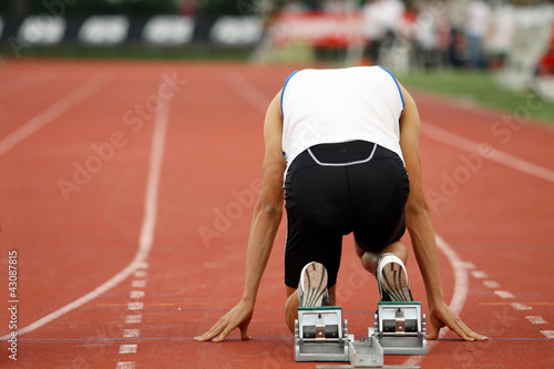 Obraz na płótnie lekkoatletka pole sprint sport