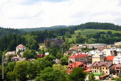 Obraz na płótnie stary nowoczesny lato panorama architektura