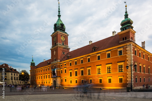 Obraz na płótnie rynek architektura warszawa widok