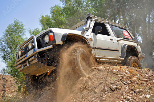 Fototapeta samochód offroad koła außenaufnahme przewóz