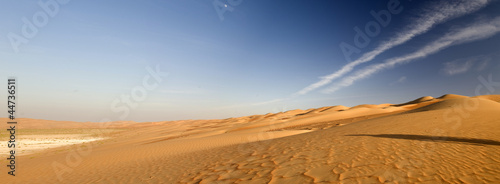 Fototapeta arabian pustynia księżyc natura wydma