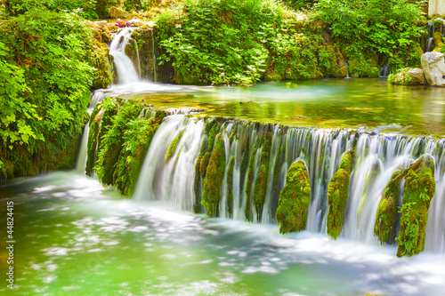 Fototapeta woda drzewa grecja trawa natura