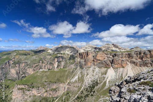 Naklejka widok samolot natura góra