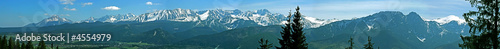 Naklejka tatry zakopane natura koń góra