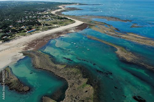 Naklejka brzeg plaża wybrzeże