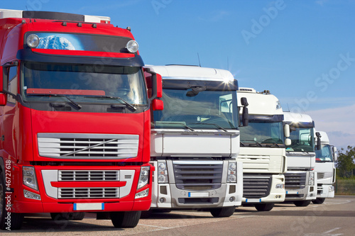 Fototapeta ruch ciężarówka wagon transport widok