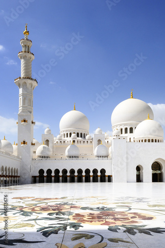 Naklejka architektura meczet niebo