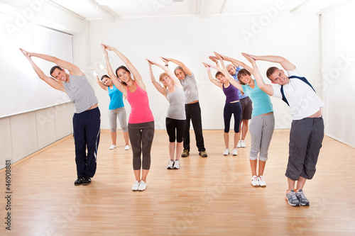 Fotoroleta joga fitness zdrowie lekkoatletka