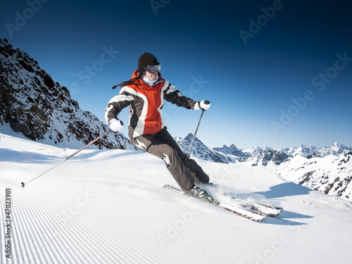 Fototapeta śnieg niebo sport