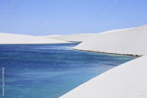 Obraz na płótnie woda pejzaż wydma natura