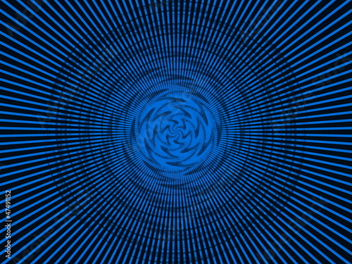 Naklejka tunel ornament spirala