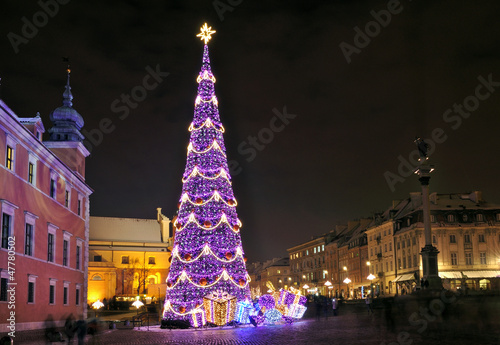 Plakat miasto noc miejski