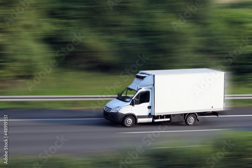 Obraz na płótnie jedzenie ekspresowy droga ciężarówka autobahn