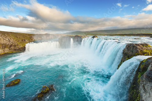 Naklejka natura islandia niebo pejzaż dziki