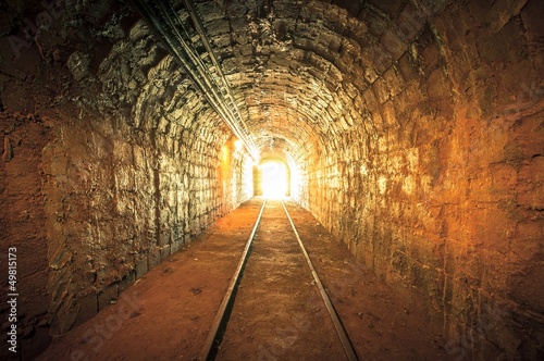 Fototapeta stary droga tunel technologia