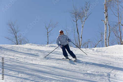 Obraz na płótnie góra narty wzgórze ruch