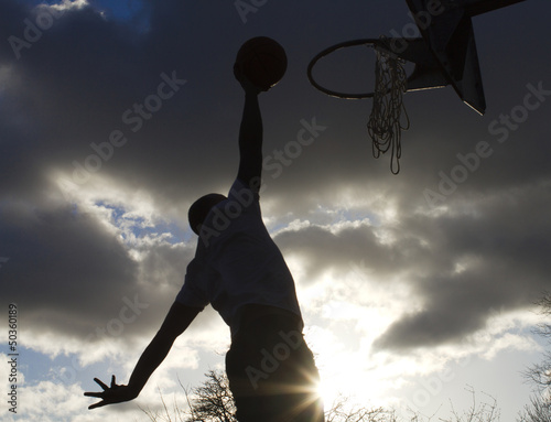 Naklejka sport perspektywa lekkoatletka niebo