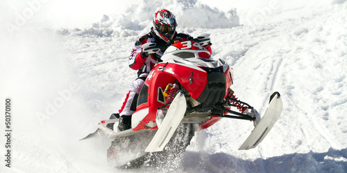 Fotoroleta sport narty sporty ekstremalne śnieg