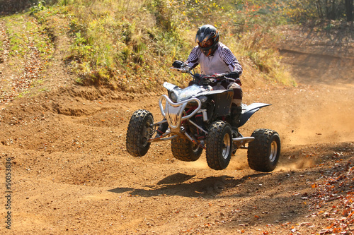 Obraz na płótnie mężczyzna europa jesień offroad sport