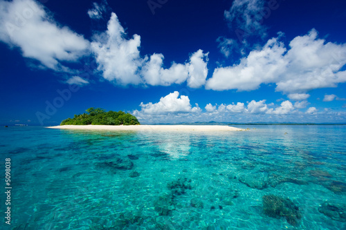 Plakat Tropikalna wyspa- wakacje w raju
