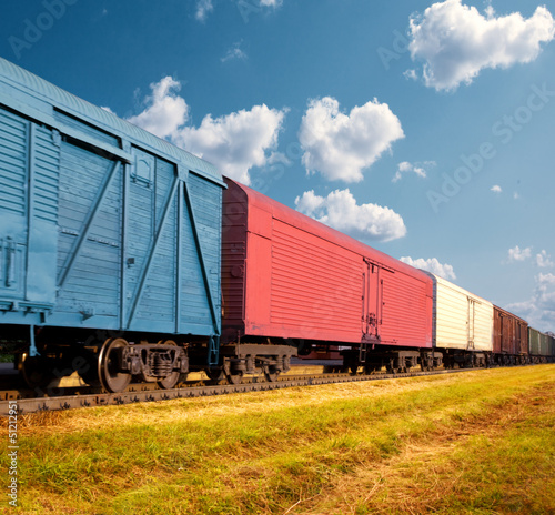 Naklejka ruch ciężarówka transport wagon