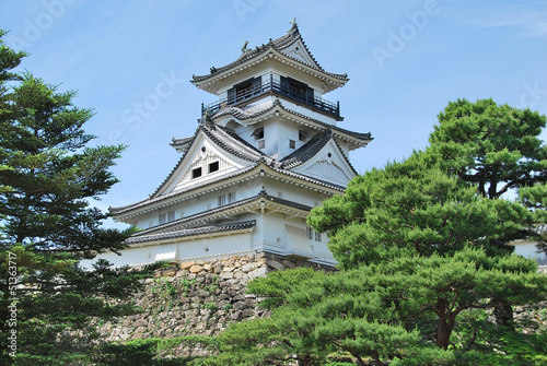 Plakat sosna japonia architektura azjatycki japoński