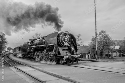 Obraz na płótnie transport vintage niebo