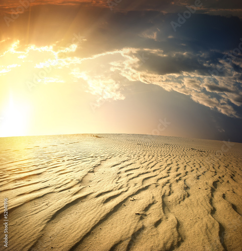 Obraz na płótnie fala spokojny pejzaż pustynia