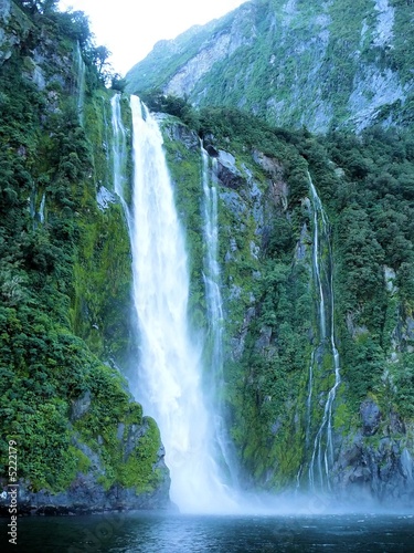 Naklejka dolina stok panorama wodospad