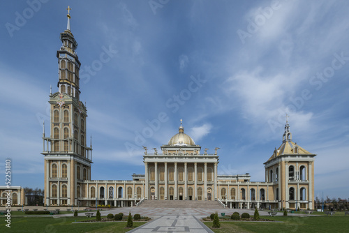 Naklejka architektura klasztor kościół sanktuarium