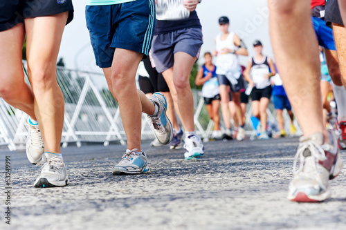 Plakat witalność lekkoatletka ruch jogging sport