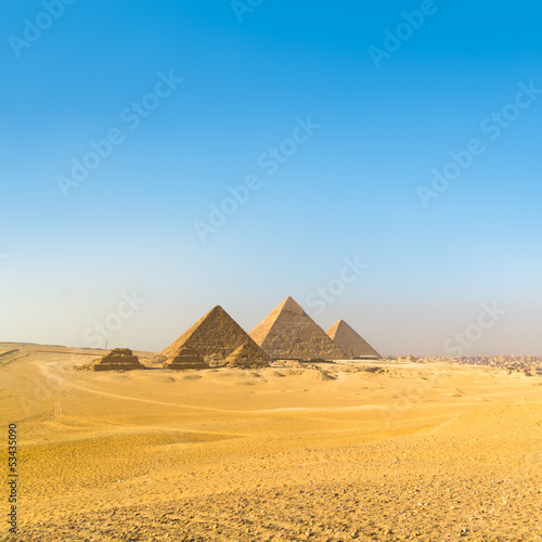 Plakat lato piramida afryka