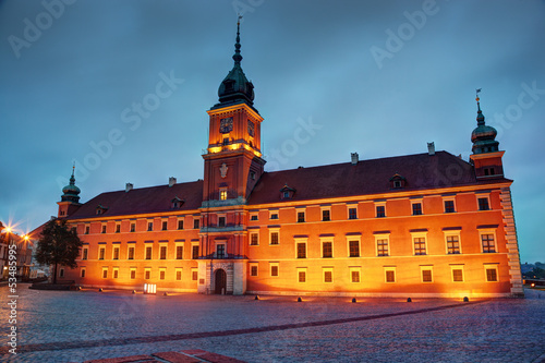 Obraz na płótnie noc stary miasto