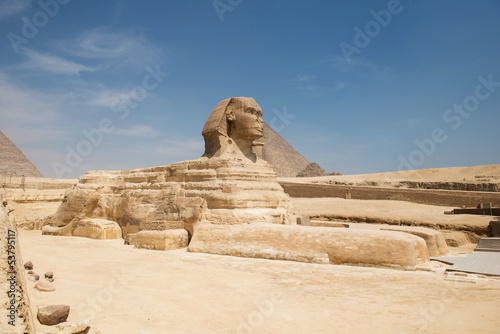 Fotoroleta statua panorama niebo antyczny