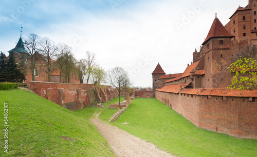 Obraz na płótnie rycerz vintage świat gdańsk panoramiczny