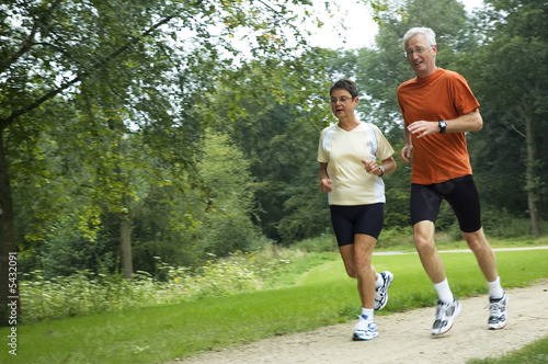 Fotoroleta park sport jogging zdrowie para