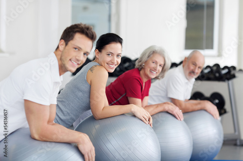 Plakat zdrowie ruch portret zdrowy fitness