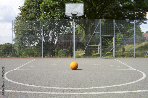 Naklejka niebo fitness piłka