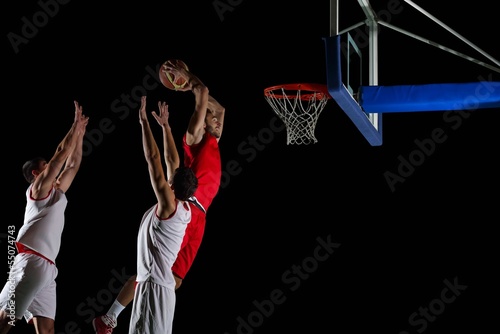 Plakat lekkoatletka sport koszykówka ludzie mężczyzna