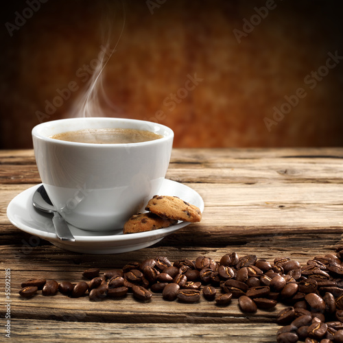Obraz na płótnie expresso kawiarnia mokka mleko