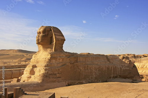 Obraz na płótnie antyczny północ statua stary piramida