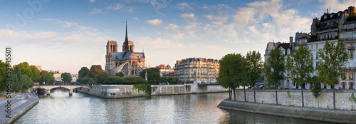 Plakat architektura katedra francja panorama