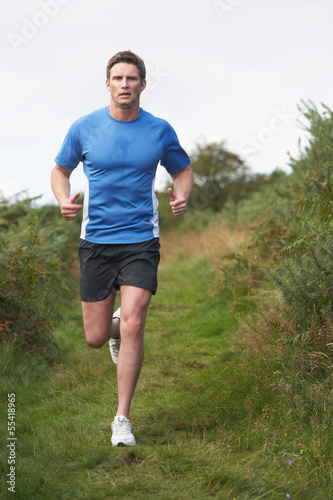 Fototapeta ścieżka jogging wieś